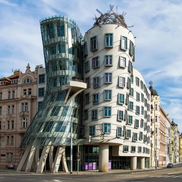 Casa danzante nel centro di Praga, Repubblica Ceca — Foto Stock