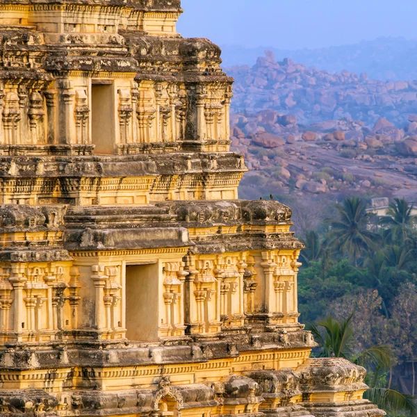 Virupaksha chrám v Hampi, Karnataka, Indie — Stock fotografie