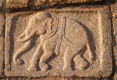 hampi, karnataka hindu Tapınağı içinde oyulmuş heykeller