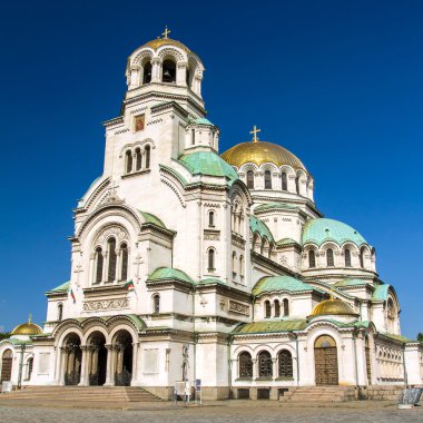 The St. Alexander Nevsky Cathedral in Sofia, Bulgaria clipart
