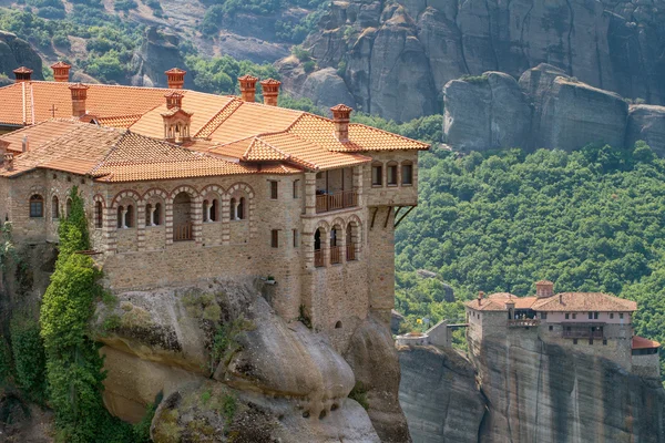 Mosteiro de Varlaam em Meteora, região de Trikala, Grécia — Fotografia de Stock
