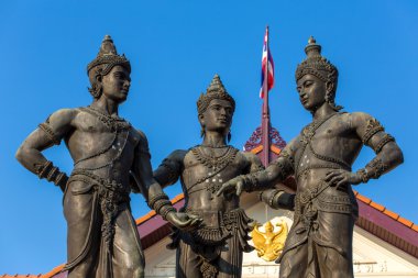 Üç Kral anıt chiang Mai, Tayland