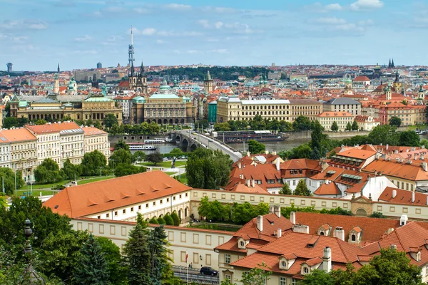 Stare mesto (Óváros) megtekintése, Prága, Cseh Köztársaság — Stock Fotó