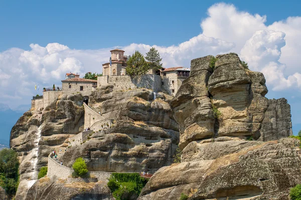 El Santo Monasterio de Gran Meteorón, Meteora, Tesalia, Grecia —  Fotos de Stock