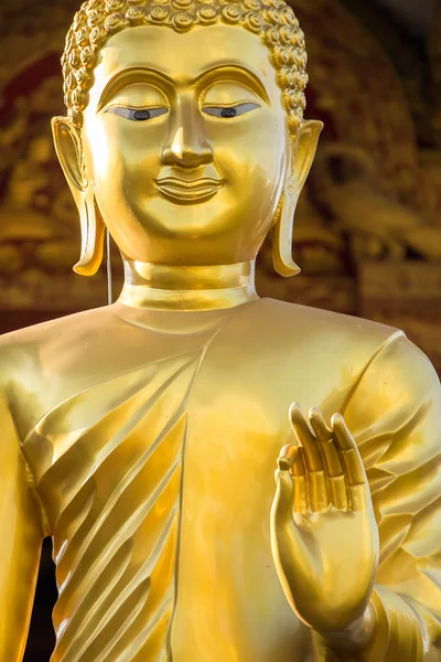 Golden Buddha statue Royalty Free Stock Photos