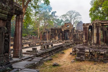 Antik ta prohm Tapınağı'nda karmaşık angkor wat
