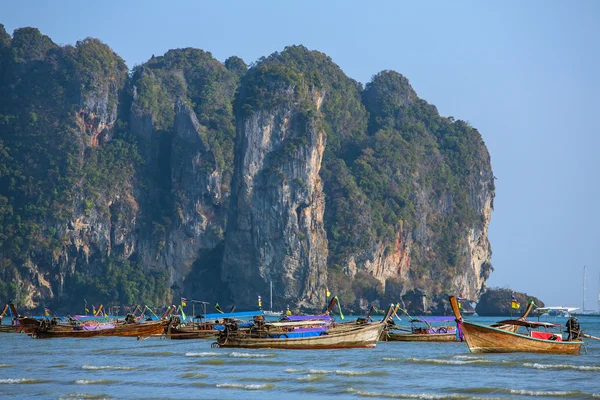 莱利半岛的泰国甲米，悬崖 — 图库照片