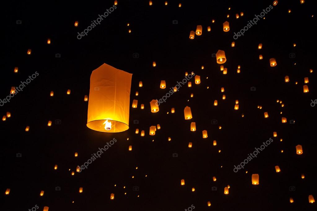 Floating wish lanterns deals