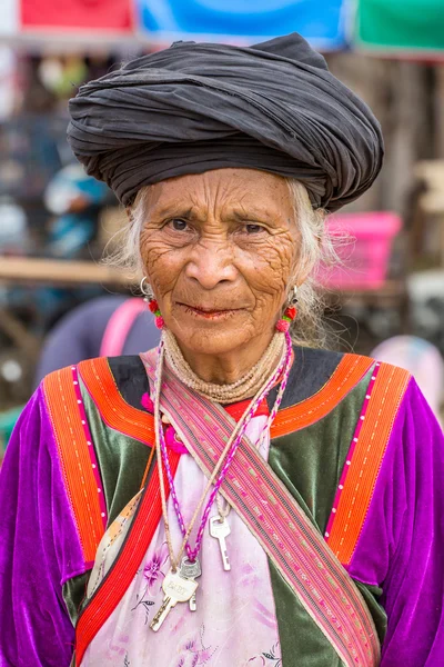 Lisu tribù donna — Foto Stock