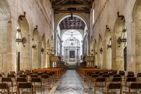 Syracuse 'daki Katedral' in İçi Eski Şehir Sicilya, İtalya — Stok fotoğraf