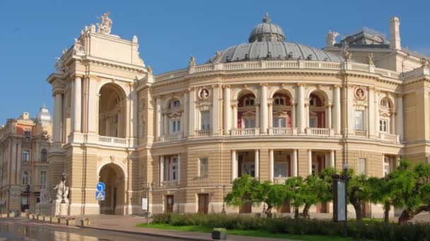 Bella Odessa Opera e Balletto Teatro, Ucraina — Video Stock