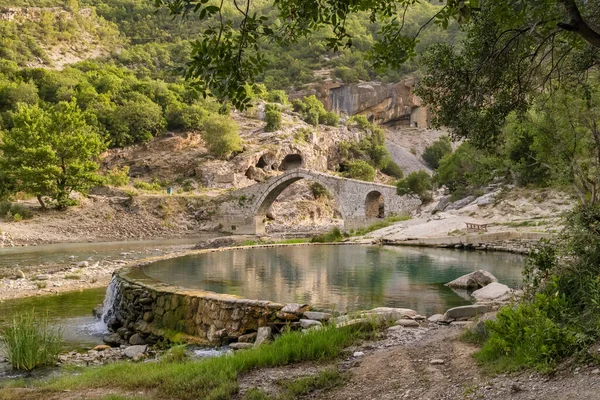 Benja Thermal Baths in Permet, Albania — Stock Photo, Image