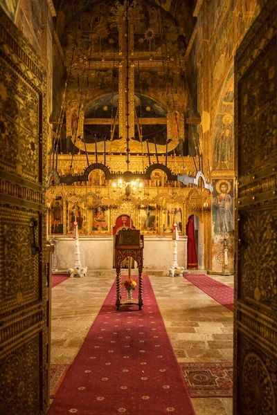 Interior da Igreja de Sv. Bogorodica em Piva Monastery, Montenegro — Fotografia de Stock