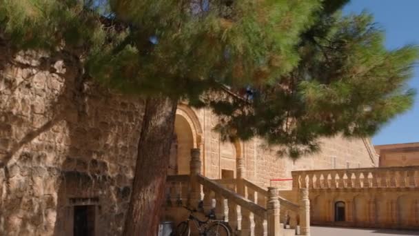 Mor Gabriel Syriac Kolostor Midyat városban, Mardin, Törökország. — Stock videók