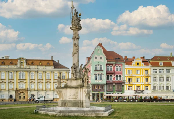 Plaza de la Unión en Timisoara, Rumania — Foto de Stock