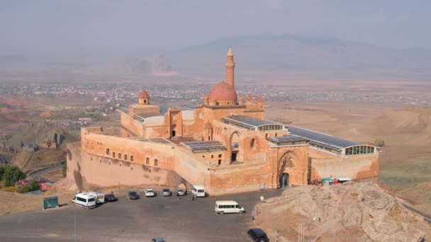 Sejarawan Ishak Pasha Istana di Agri kota, Turki Timur — Stok Video