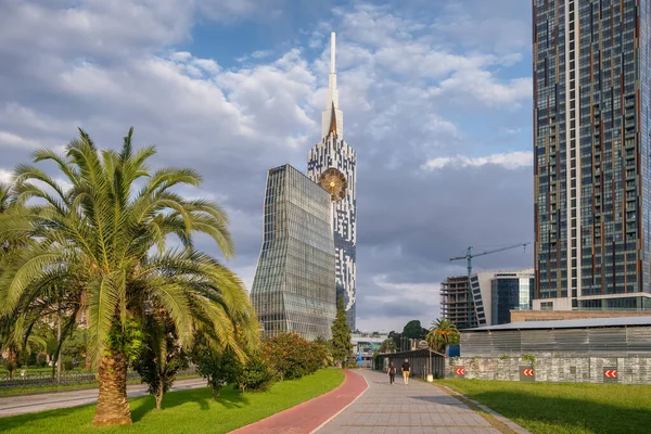 Batumi Gürcistan Eylül 2021 Güneşli Bir Günde Batumi Gezinti Alanı — Stok fotoğraf