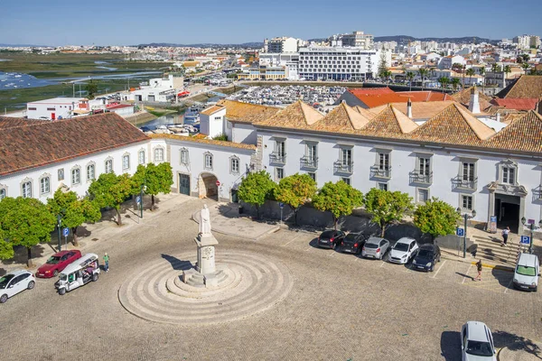 Faro Portugal April 2022 Top View Faro Old Town Beautiful — Fotografia de Stock