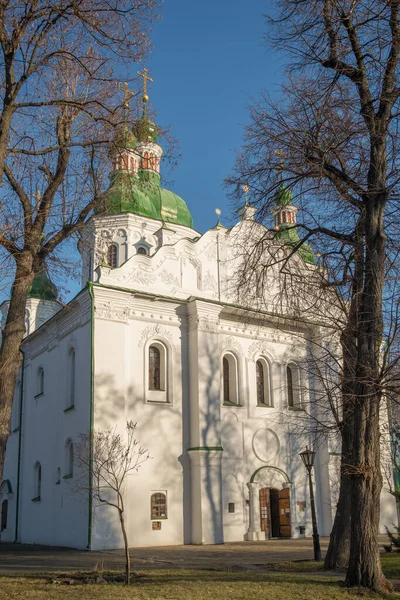 Histórico Monasterio Saint Cyrils Una Las Iglesias Más Antiguas Kiev —  Fotos de Stock