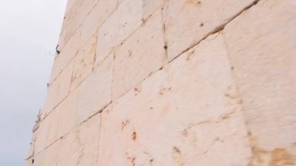 Aufschlussreiche Aufnahme Der Prachtvollen Fassade Des Hieronymus Klosters Lissabon Portugal — Stockvideo