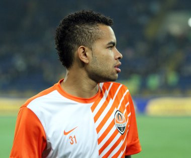 Futbol maçtan önce ısınma-up oyuncular