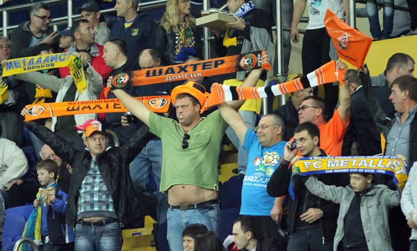 FC Sjachtar donetsk fans — Stockfoto