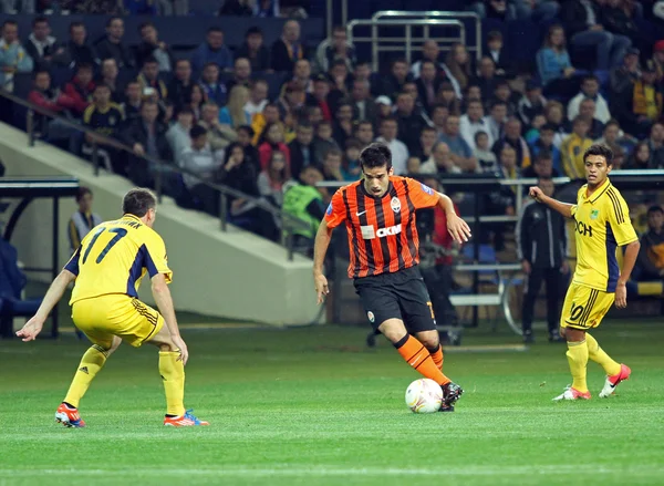 Metalist kharkiv vs shakhtar donetsk futbol maçı — Stok fotoğraf