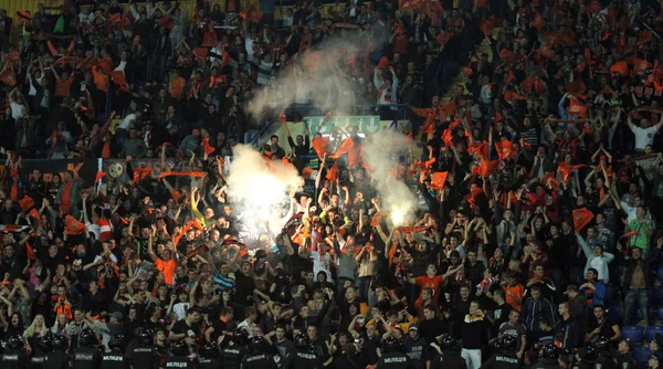 FC shakhtar donetsk fanów — Zdjęcie stockowe