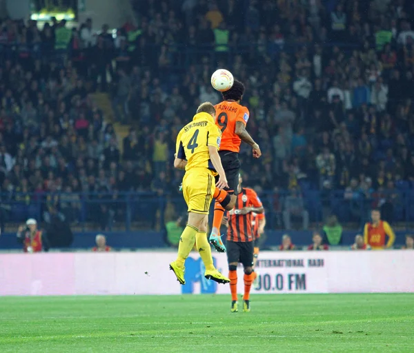 Metalist 哈尔科夫 vs shakhtar 顿涅茨克足球比赛 — 图库照片