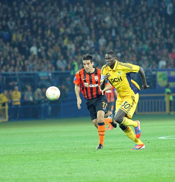 Metalista Kharkiv vs Shakhtar Donetsk jogo de futebol — Fotografia de Stock