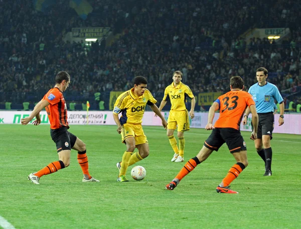 Metista Kharkiv vs Shakhtar Donetsk partita di calcio — Foto Stock