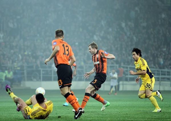 Metalist 哈尔科夫 vs shakhtar 顿涅茨克足球比赛 — 图库照片