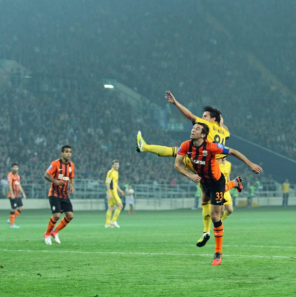 Metalist kharkiv vs shakhtar donetsk voetbalwedstrijd — Stockfoto