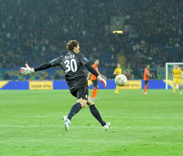 Metalist kharkiv vs shakhtar donetsk voetbalwedstrijd — Stockfoto