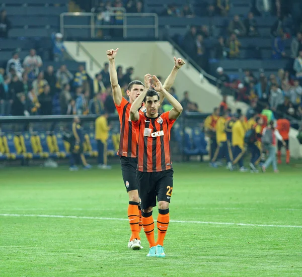 Metalista Kharkiv vs Shakhtar Donetsk jogo de futebol — Fotografia de Stock