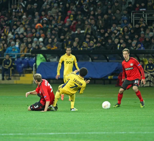 Jogo de Metalist Kharkiv vs Bayer Leverkusen — Fotografia de Stock