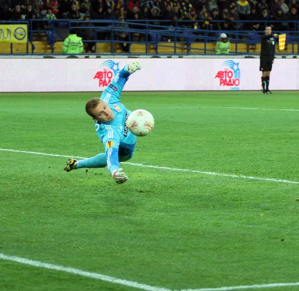 Metalist Kharkiv vs Bayer Leverkusen partido —  Fotos de Stock