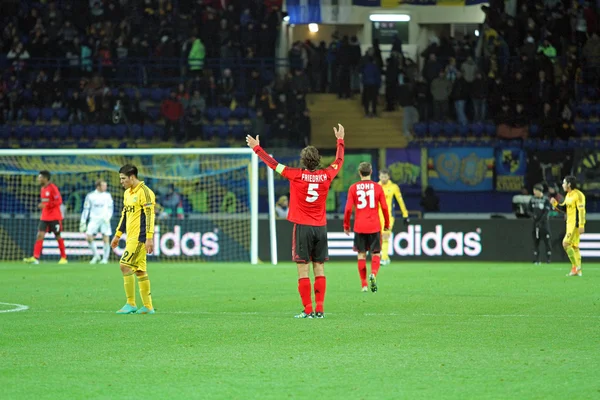 Metalist Kharkiv vs Bayer Leverkusen match — Stock Photo, Image