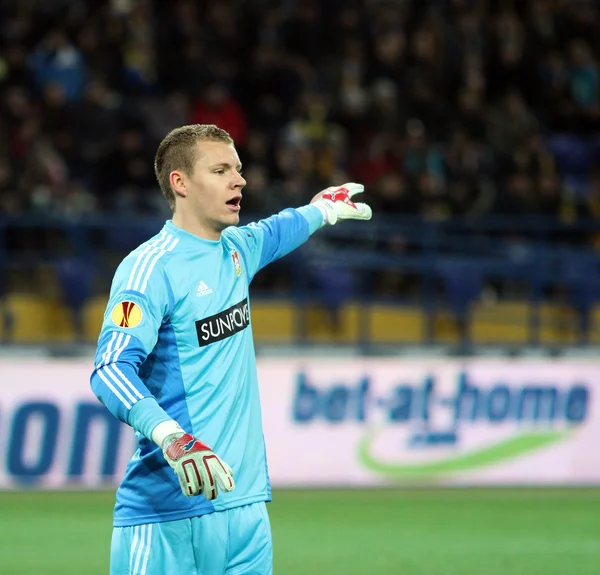 Metalist Kharkiv vs Bayer Leverkusen partido —  Fotos de Stock