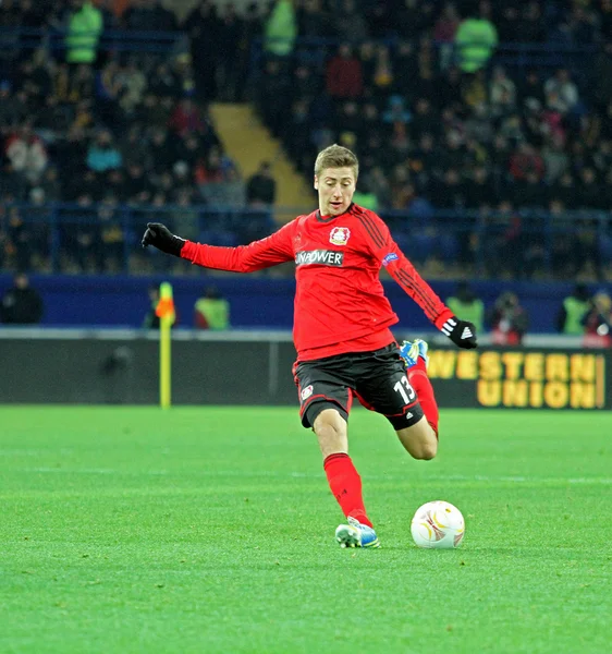 Metalist Charków vs bayer leverkusen mecz — Zdjęcie stockowe