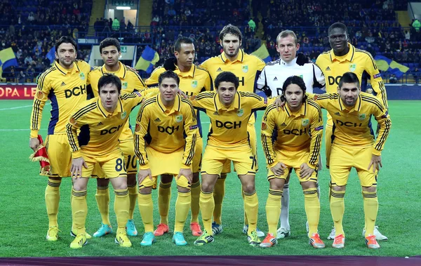 Metalist Kharkiv vs Bayer Leverkusen partita — Foto Stock