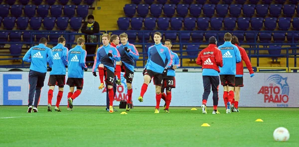 Metalist Charkov vs bayer leverkusen zápas — Stock fotografie