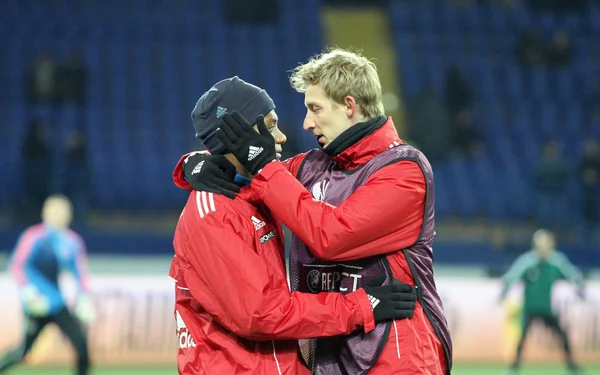 Metalist Kharkiv vs Bayer Leverkusen-mérkőzés — Stock Fotó