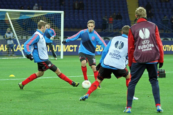 Jogo de Metalist Kharkiv vs Bayer Leverkusen — Fotografia de Stock