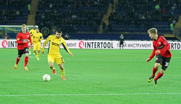 Metalist Kharkiv vs Bayer Leverkusen partita — Foto Stock