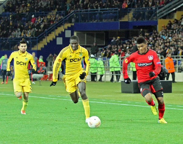 Metalist Kharkiv vs Bayer Leverkusen partita — Foto Stock