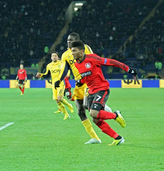 Metalist Kharkiv vs Bayer Leverkusen match — Stock Photo, Image