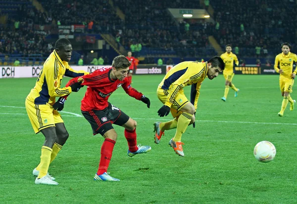 Spiel Metalist Charkiw gegen Bayer Leverkusen — Stockfoto