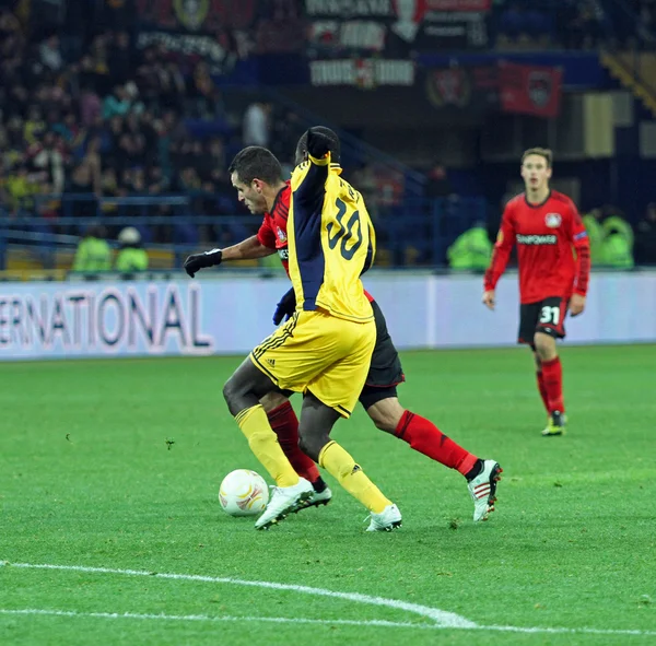 Spiel Metalist Charkiw gegen Bayer Leverkusen — Stockfoto