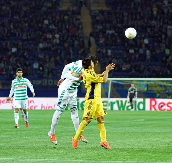 Metalist Kharkiv vs Rapid Wien football match — Stock Photo, Image